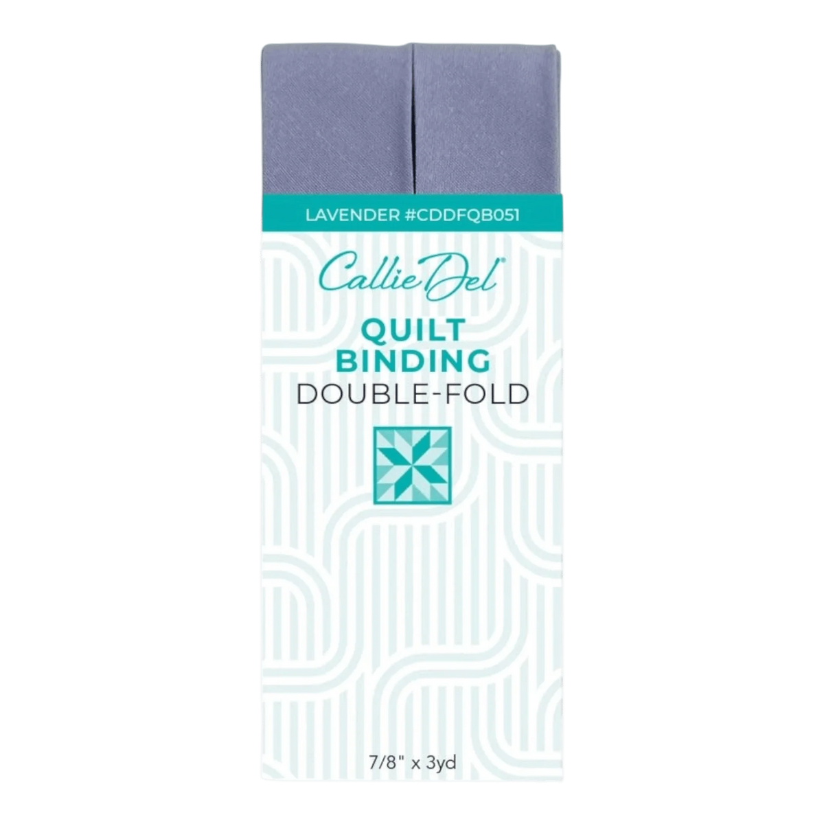 Callie Del Double Fold Quilt Binding - Lavender