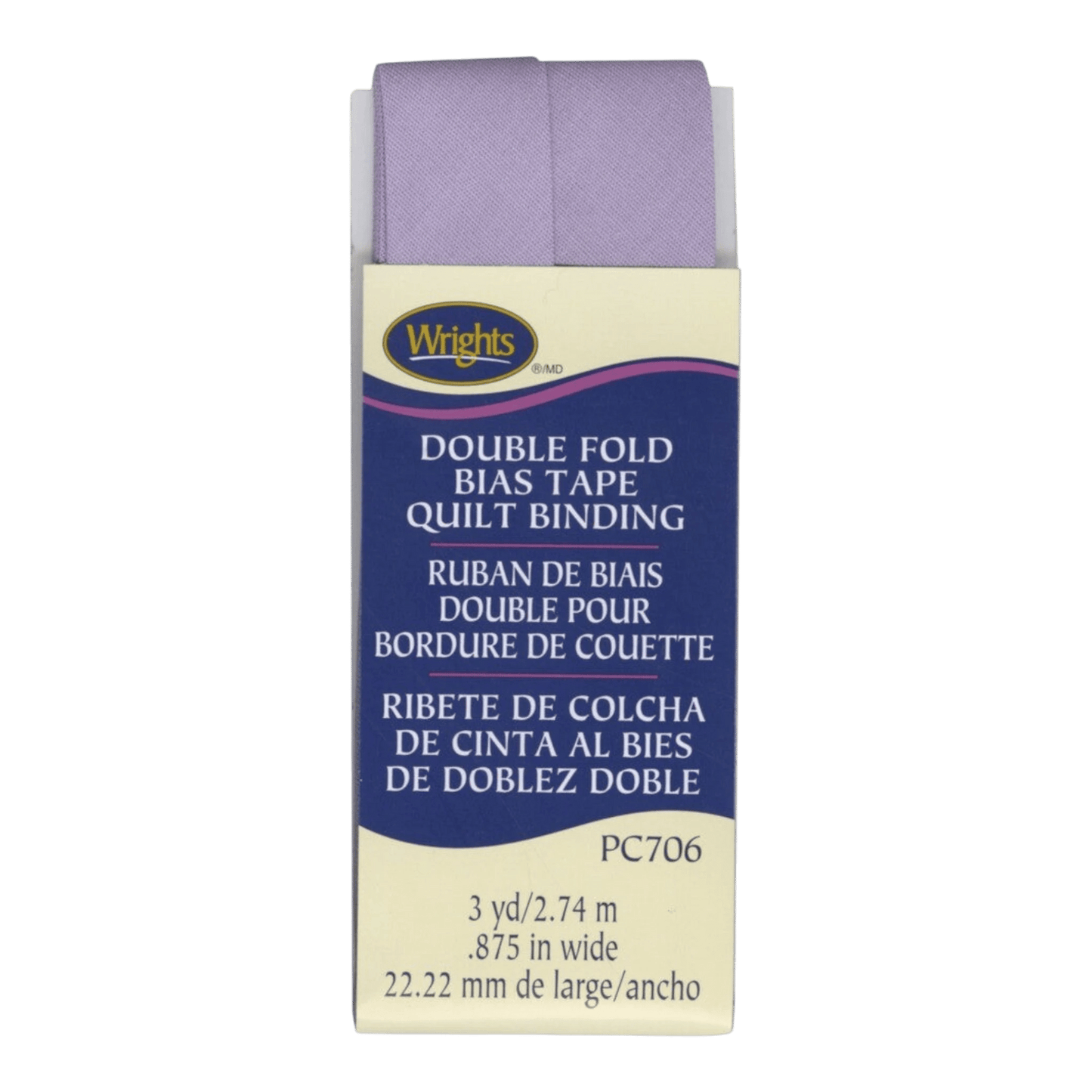Double Fold Quilt Binding - LAVENDER - Everything Fabric
