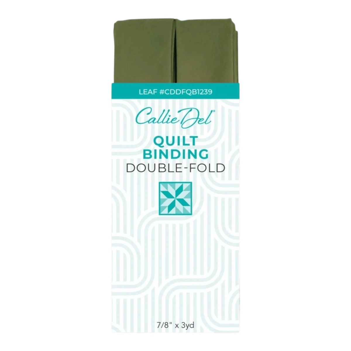 Callie Del Double Fold Quilt Binding - Leaf