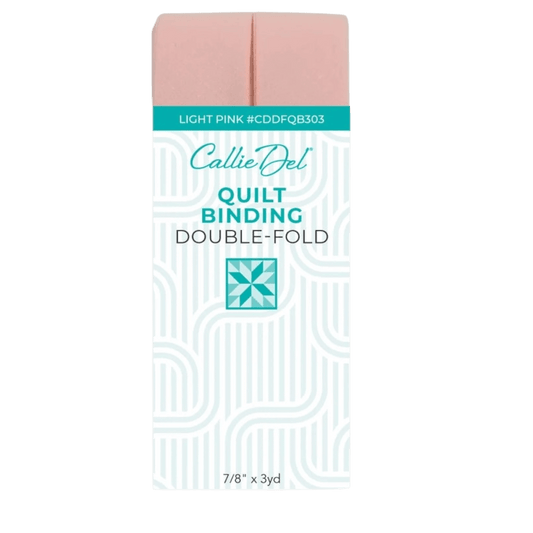 Double Fold Quilt Binding Light Pink - Everything Fabric