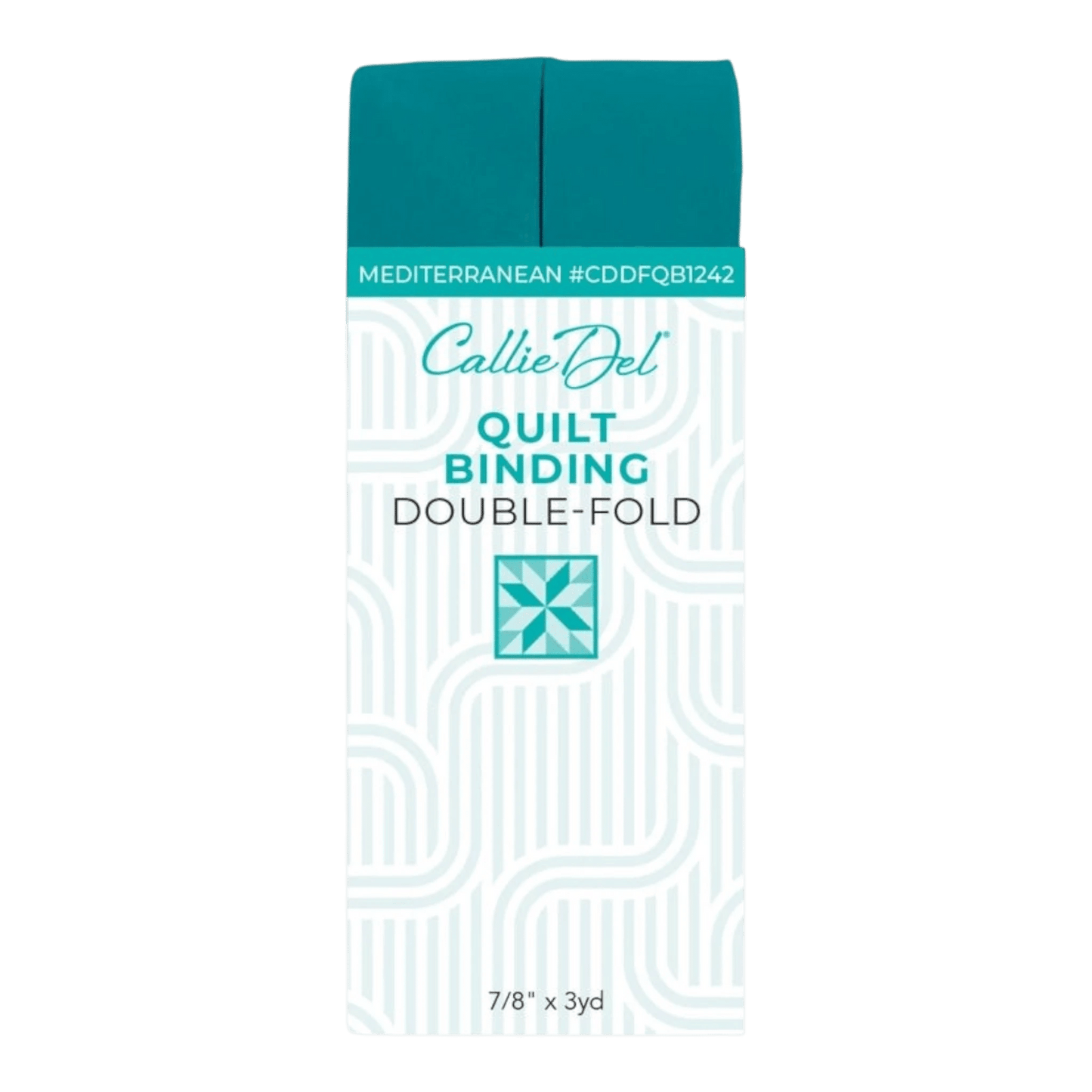 Double Fold Quilt Binding Mediterranean - Everything Fabric