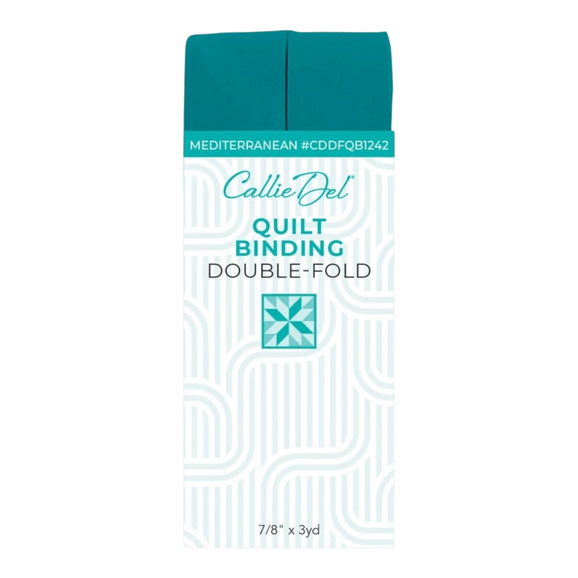 Double Fold Quilt Binding Mediterranean - Everything Fabric