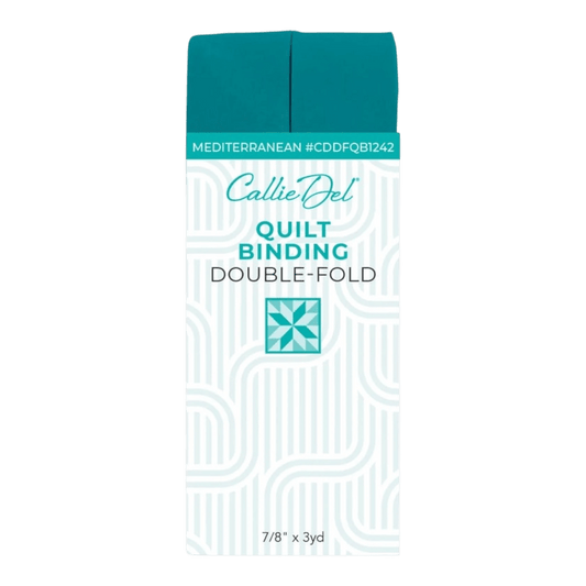 Double Fold Quilt Binding Mediterranean - Everything Fabric