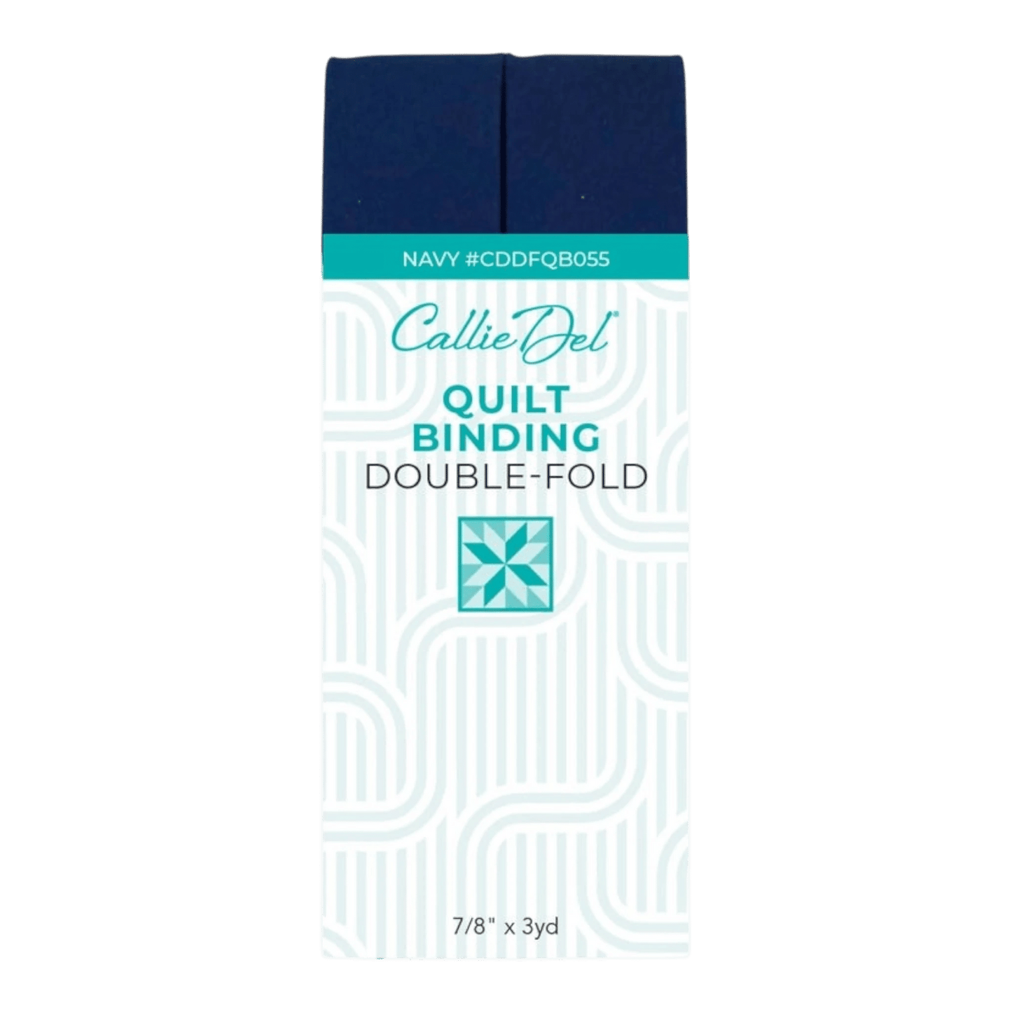 Double Fold Quilt Binding Navy - Everything Fabric