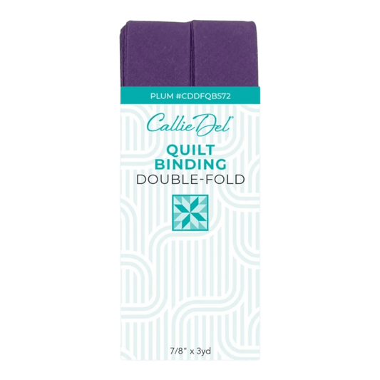 Double Fold Quilt Binding Plum - Everything Fabric