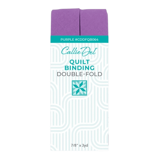 Double Fold Quilt Binding Purple - Everything Fabric