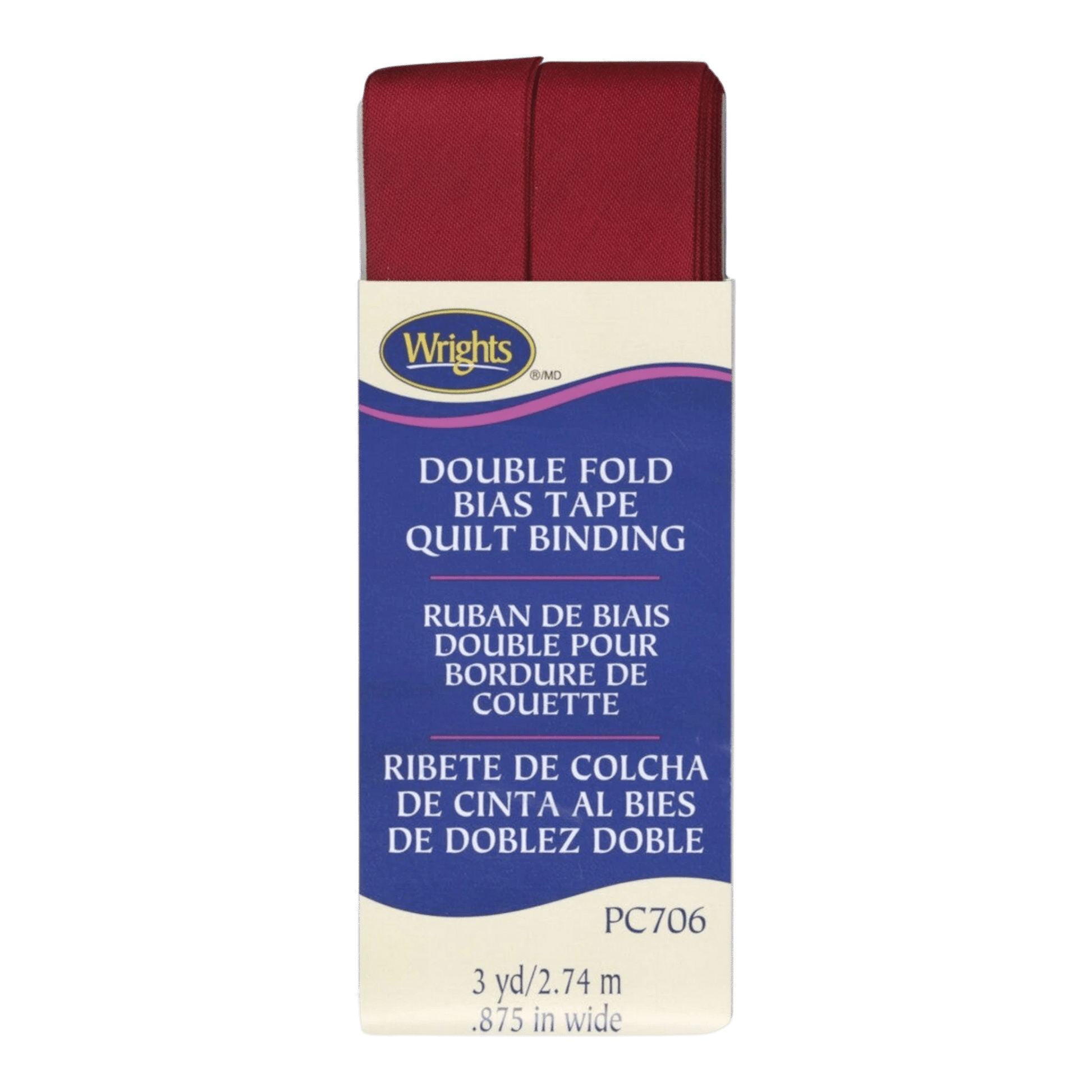 Double Fold Quilt Binding - SCARLET - Everything Fabric