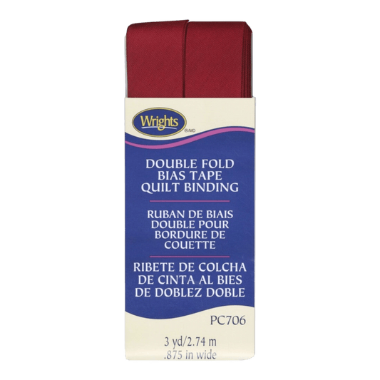 Double Fold Quilt Binding - SCARLET - Everything Fabric