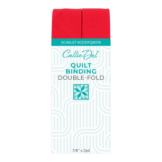 Double Fold Quilt Binding Scarlet - Everything Fabric