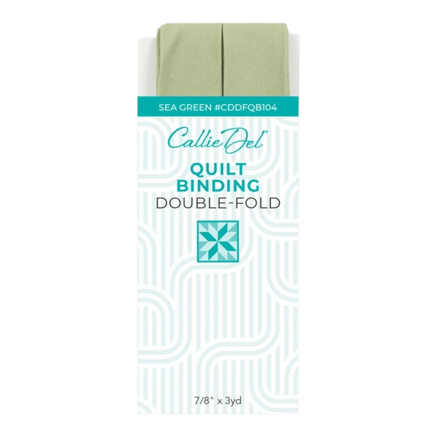 Double Fold Quilt Binding Sea Green - Everything Fabric