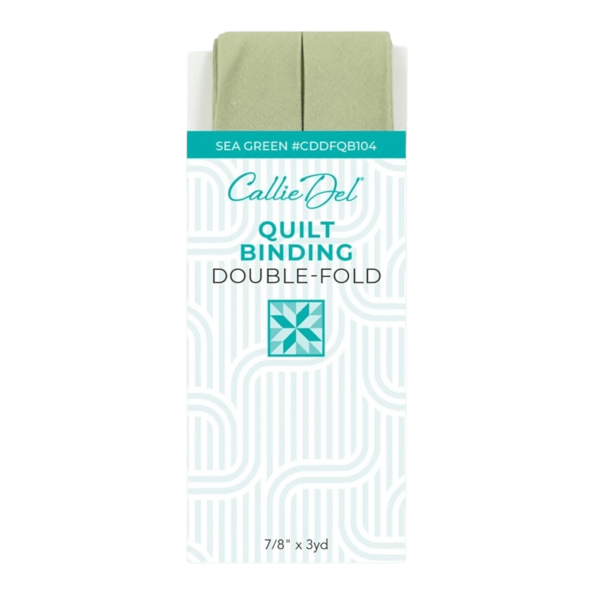 Double Fold Quilt Binding Sea Green - Everything Fabric