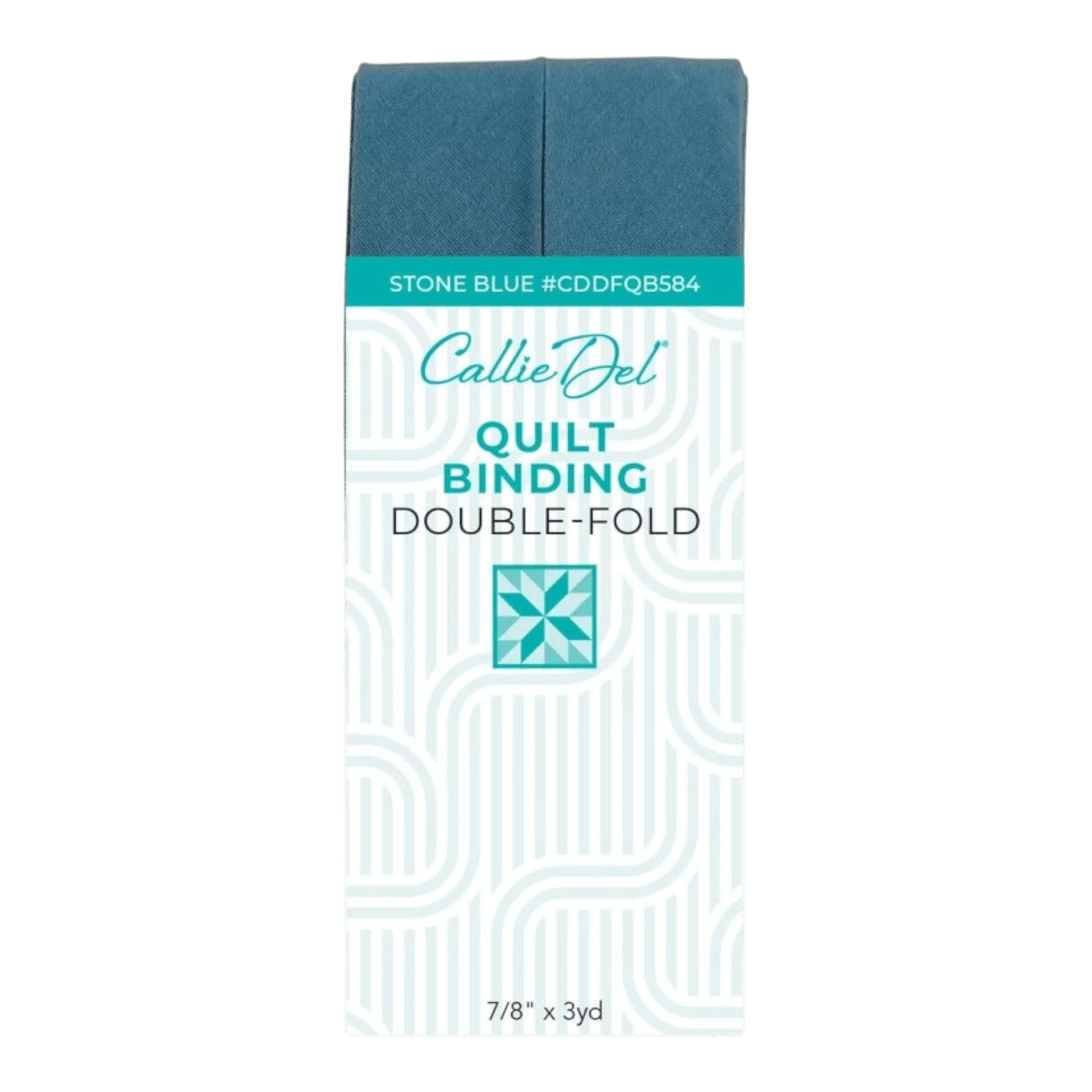 Double Fold Quilt Binding Stone Blue - Everything Fabric