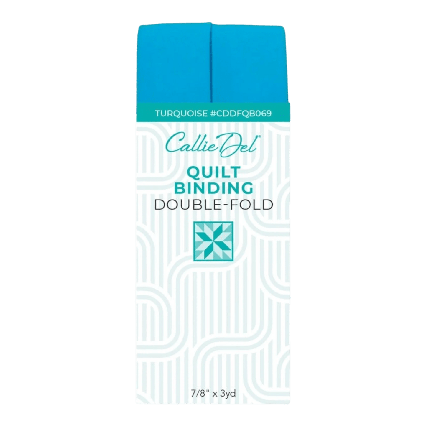 Double Fold Quilt Binding Turquoise - Everything Fabric
