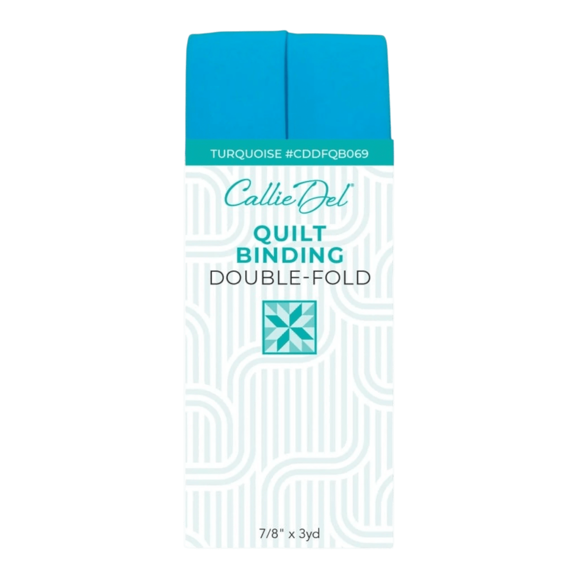 Double Fold Quilt Binding Turquoise - Everything Fabric