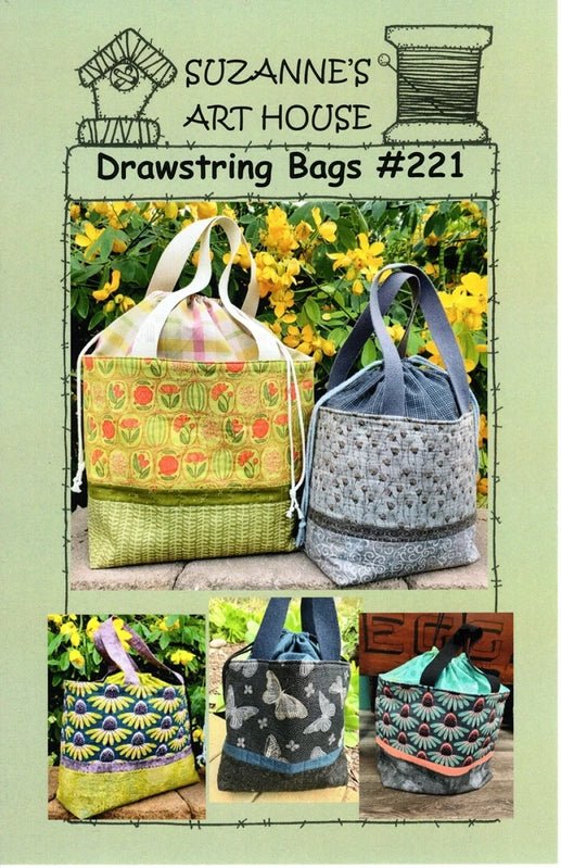 Drawstring Bags Pattern - Everything Fabric
