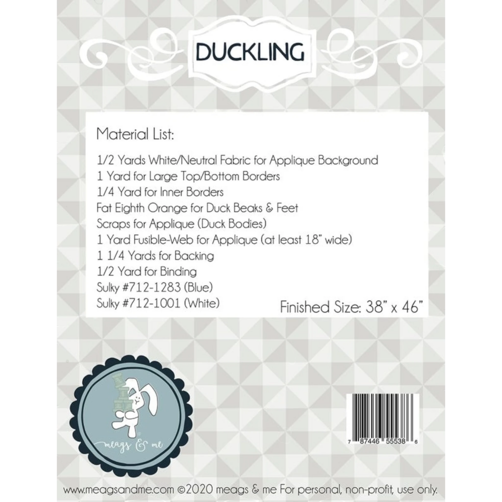 Duckling Quilt Pattern , quilting and craft projects