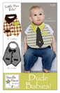 Dude Babies Bib Pattern - Everything Fabric