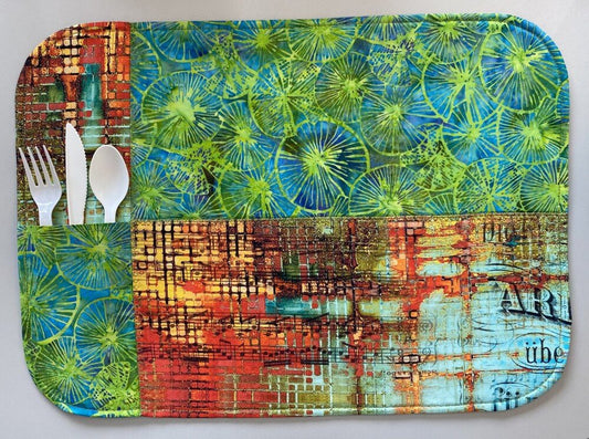 Easy Peasy Placemats with Pockets Pattern - Everything Fabric
