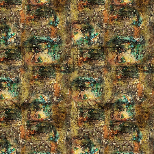 Eclectic Elements - Dropcloth Multi Abandoned - Everything Fabric
