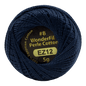 Eleganza 8wt 5-Gram Solid Perle Cotton Ball 42yd Indigo - Everything Fabric