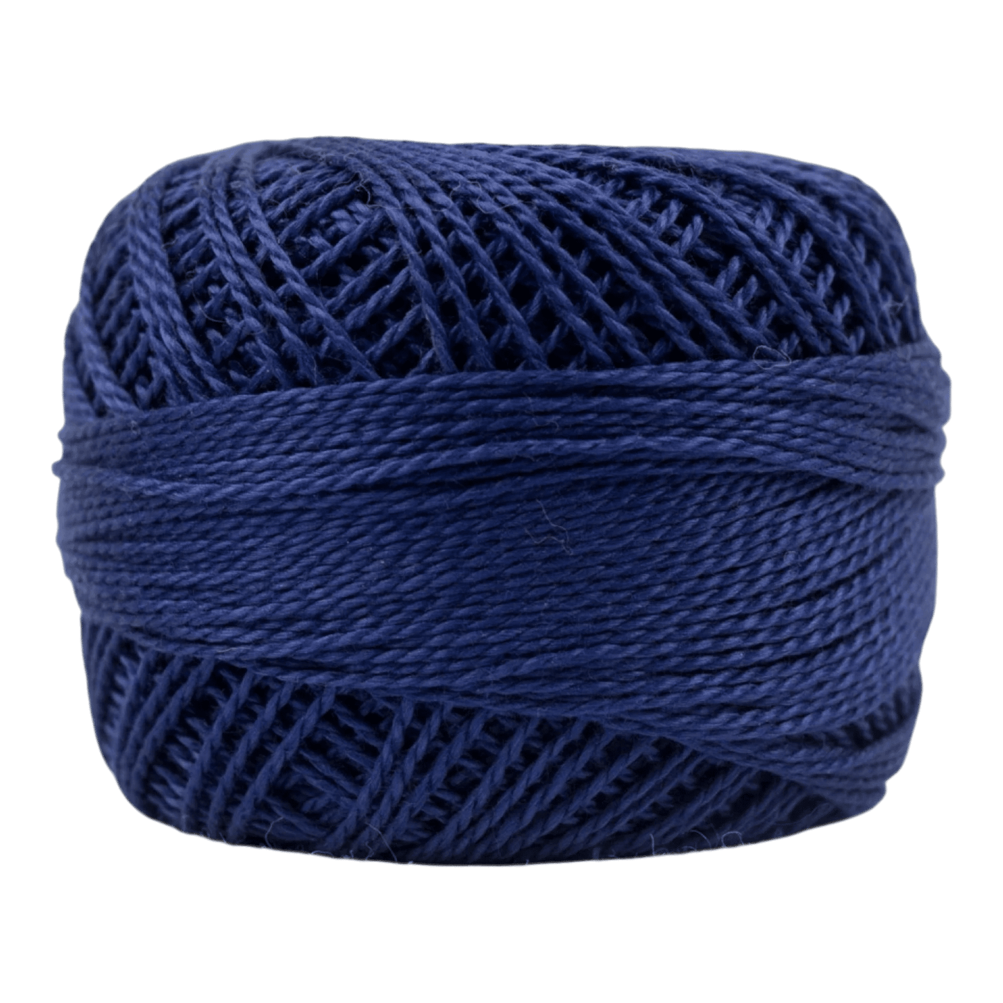 Eleganza 8wt 5-Gram Solid Perle Cotton Ball 42yd Persian Indigo - Everything Fabric