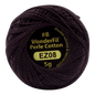 Eleganza 8wt Solid Perle Cotton Ball - BLACK BERRY - Everything Fabric