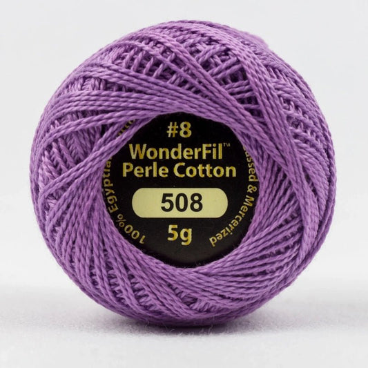 Eleganza 8wt Solid Perle Cotton Ball - FUSCHIA - Everything Fabric