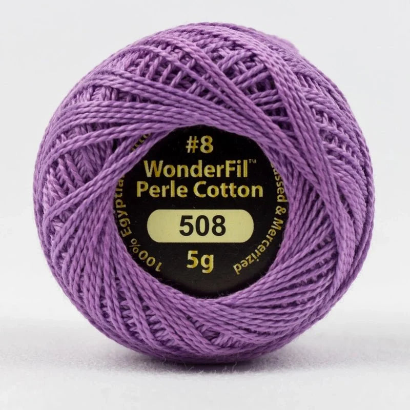 WonderFil Eleganza 8wt Solid 508 FUSCHIA