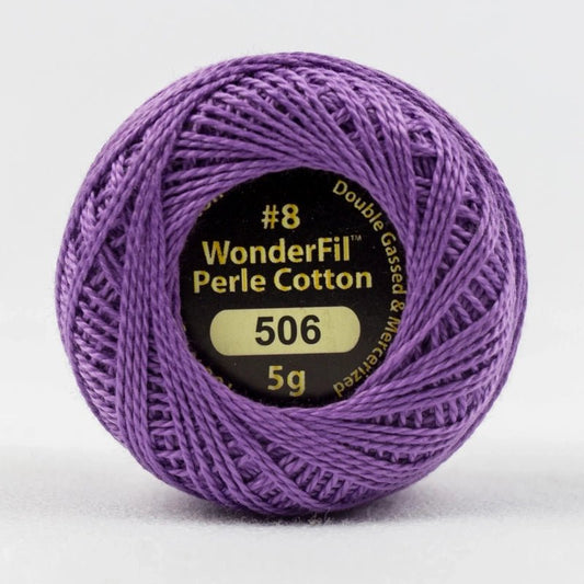 Eleganza 8wt Solid Perle Cotton Ball - LILAC - Everything Fabric