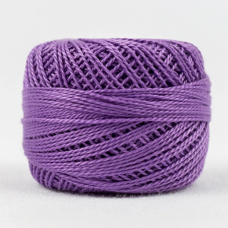 Eleganza 8wt Solid Perle Cotton Ball - LILAC - Everything Fabric