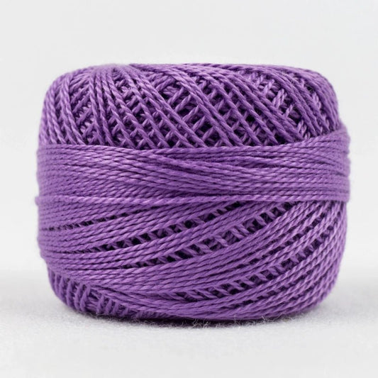 Eleganza 8wt Solid Perle Cotton Ball - LILAC - Everything Fabric