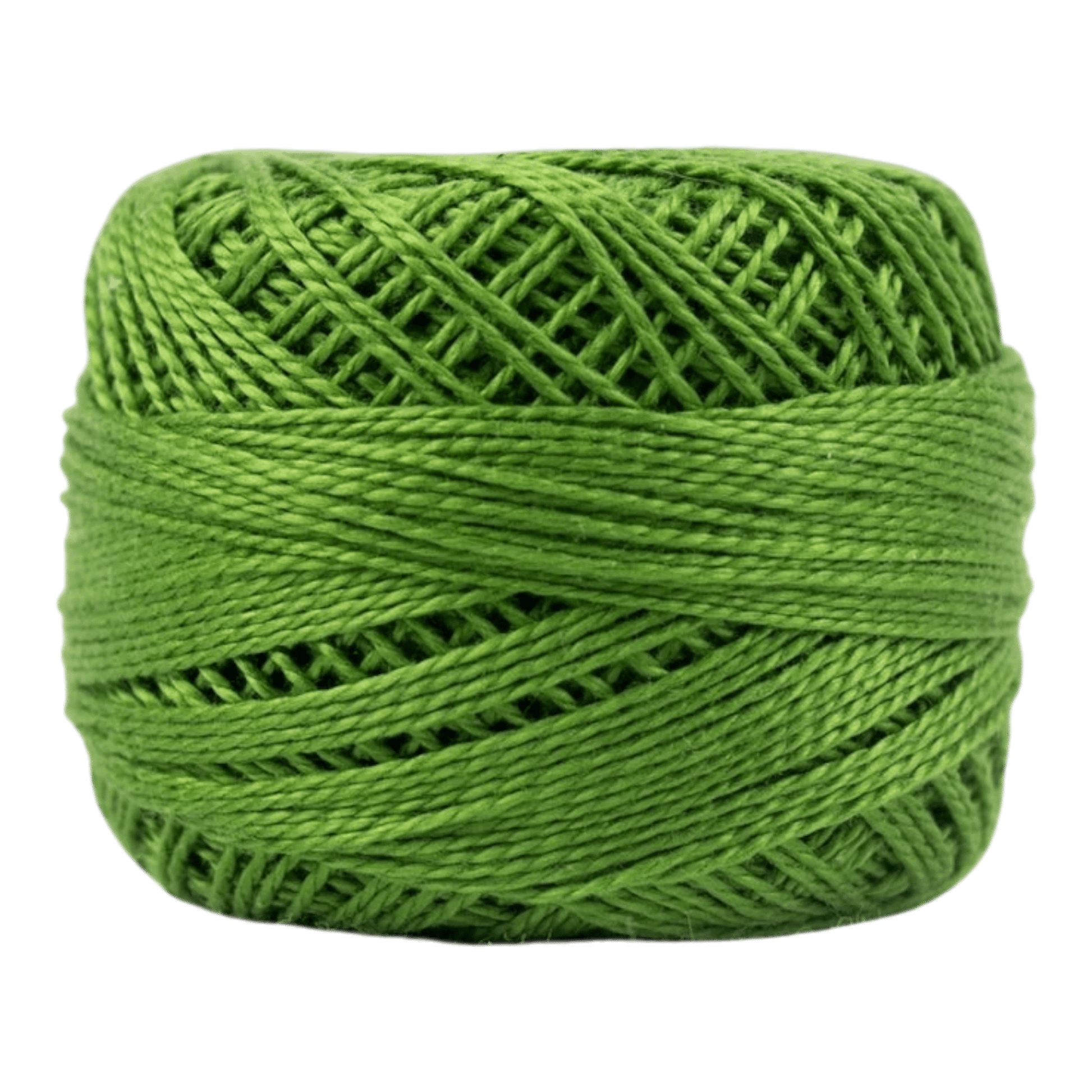 Eleganza 8wt Solid Perle Cotton Ball - MANTIS - Everything Fabric