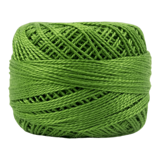 Eleganza 8wt Solid Perle Cotton Ball - MANTIS - Everything Fabric