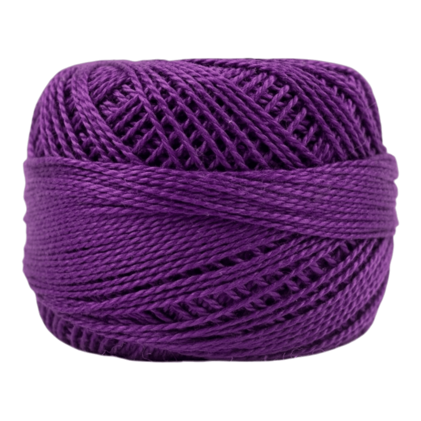 Eleganza 8wt Solid Perle Cotton Ball - Palatinate Purple - Everything Fabric