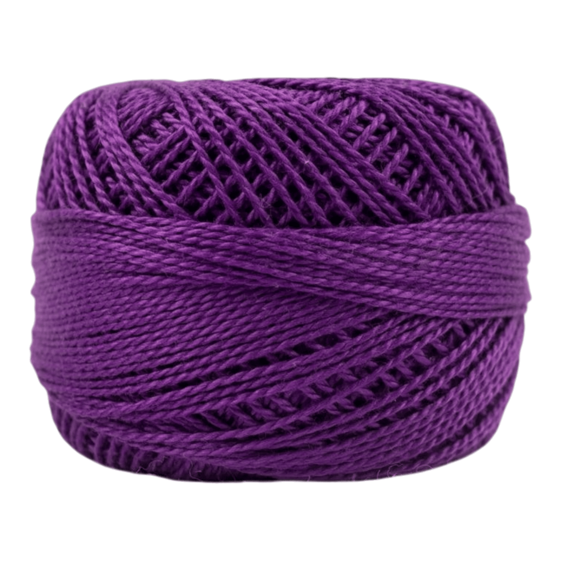 Eleganza 8wt Solid Perle Cotton Ball - Palatinate Purple - Everything Fabric
