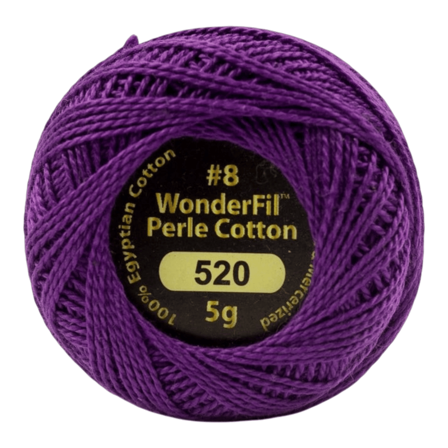 Eleganza 8wt Solid Perle Cotton Ball - Palatinate Purple - Everything Fabric