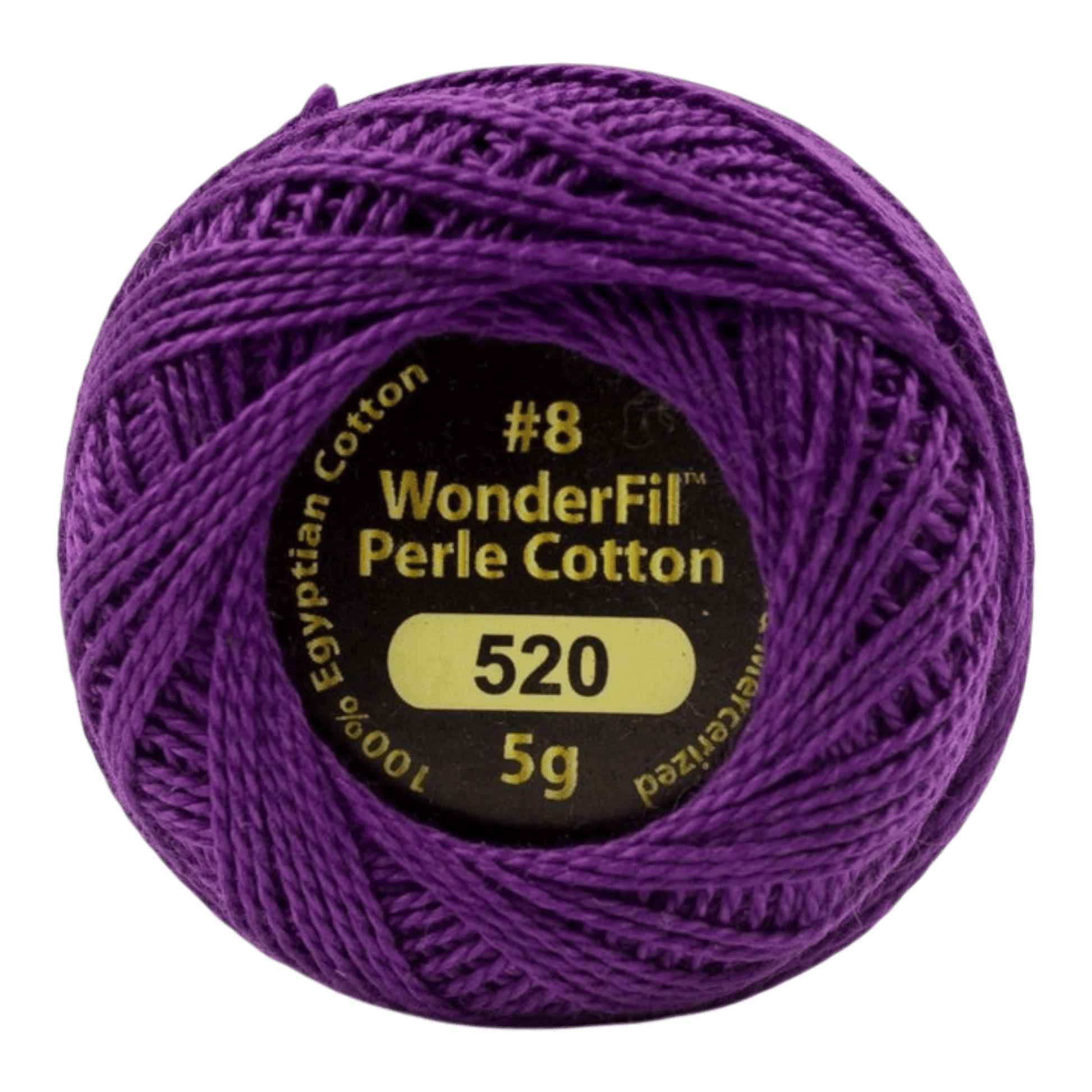 Eleganza 8wt Solid Perle Cotton Ball - Palatinate Purple - Everything Fabric