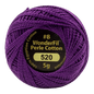 Eleganza 8wt Solid Perle Cotton Ball - Palatinate Purple - Everything Fabric