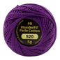 WonderFil Eleganza 8wt Solid 520 Palatinate Purple