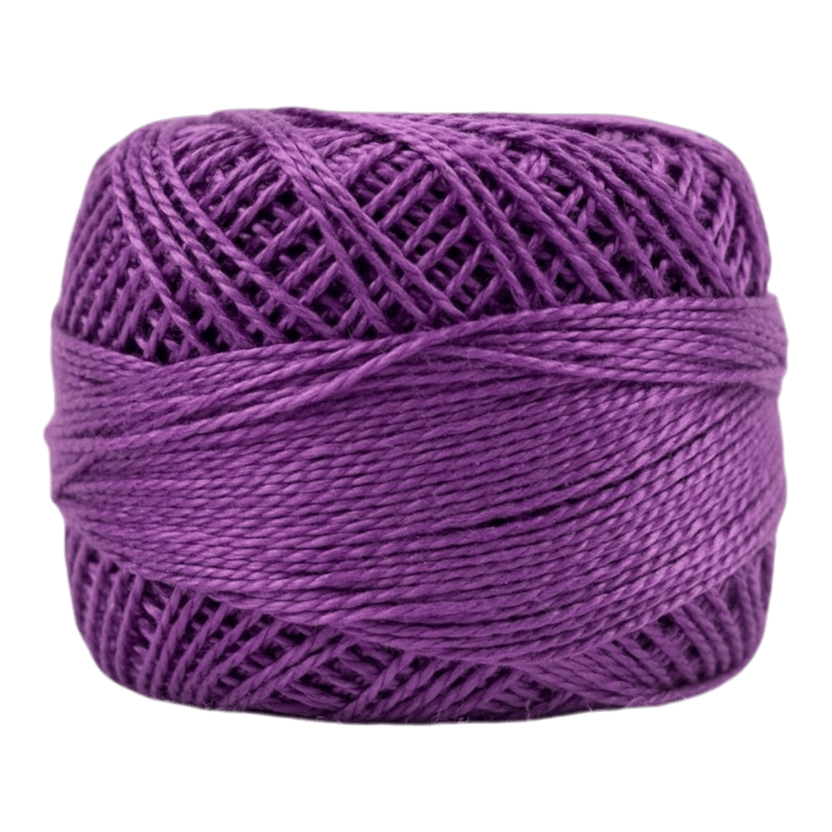 Eleganza 8wt Solid Perle Cotton Ball - VIVID VIOLET - Everything Fabric