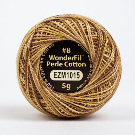 Eleganza 8wt Variegated Perle Cotton Ball - Pumpernickel - Everything Fabric
