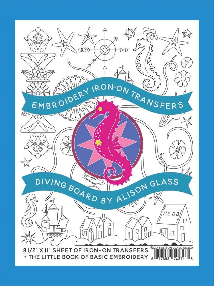 Embroidery Iron-On Transfers Diving Board - Everything Fabric