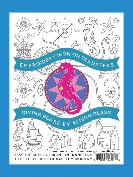 Embroidery Iron-On Transfers Diving Board - Everything Fabric