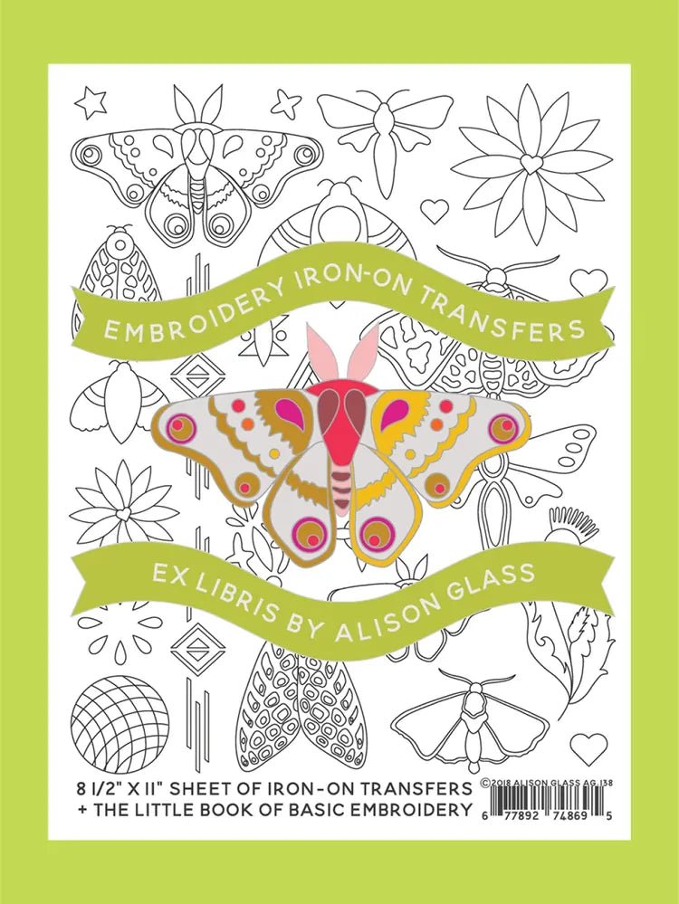 Embroidery Iron-On Transfers Ex Libris - Everything Fabric