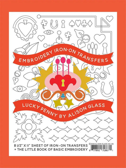 Embroidery Iron-On Transfers Lucky Penny - Everything Fabric