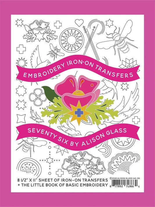 Embroidery Iron-On Transfers Seventy Six - Everything Fabric