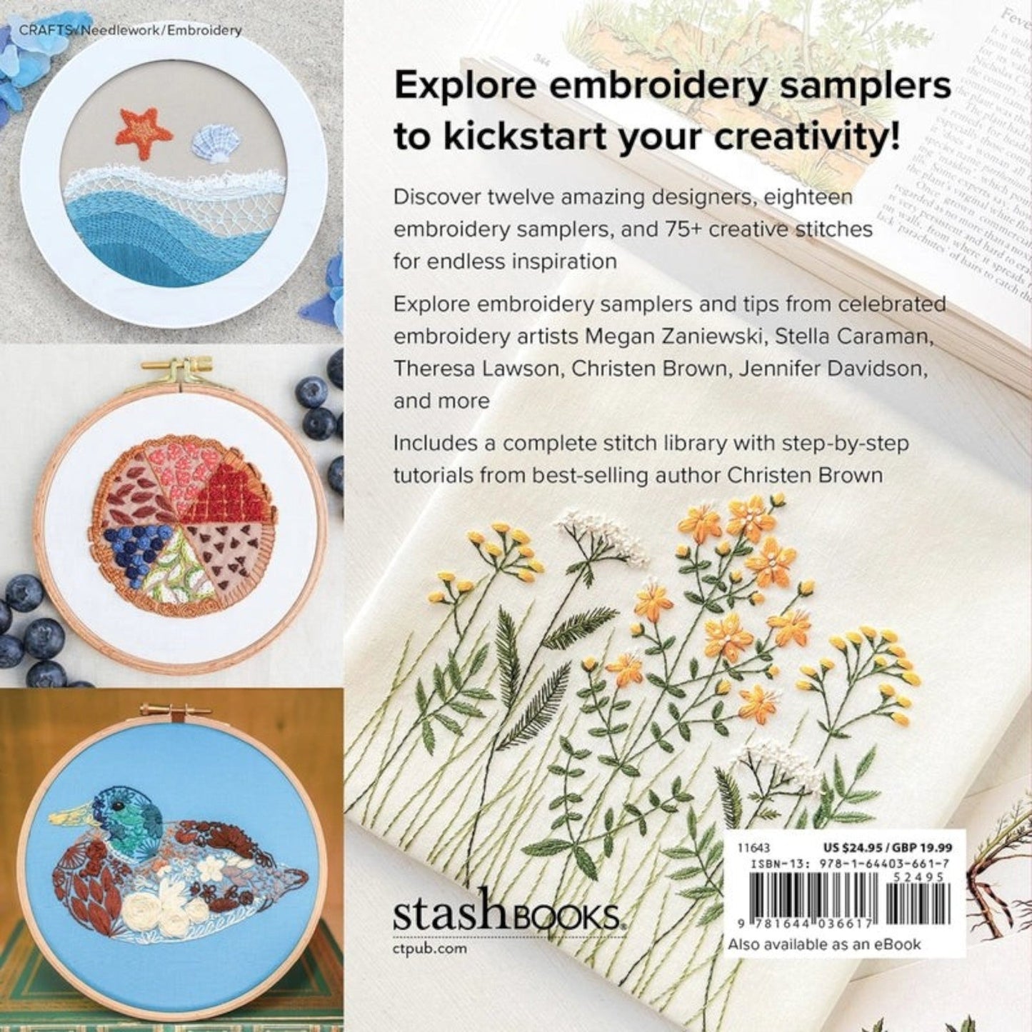 Embroidery Sampler Collective Book - Everything Fabric