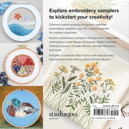 Embroidery Sampler Collective Book - Everything Fabric