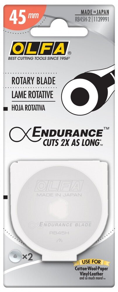 Endurance Rotary Replacement Blade 2pk - Everything Fabric
