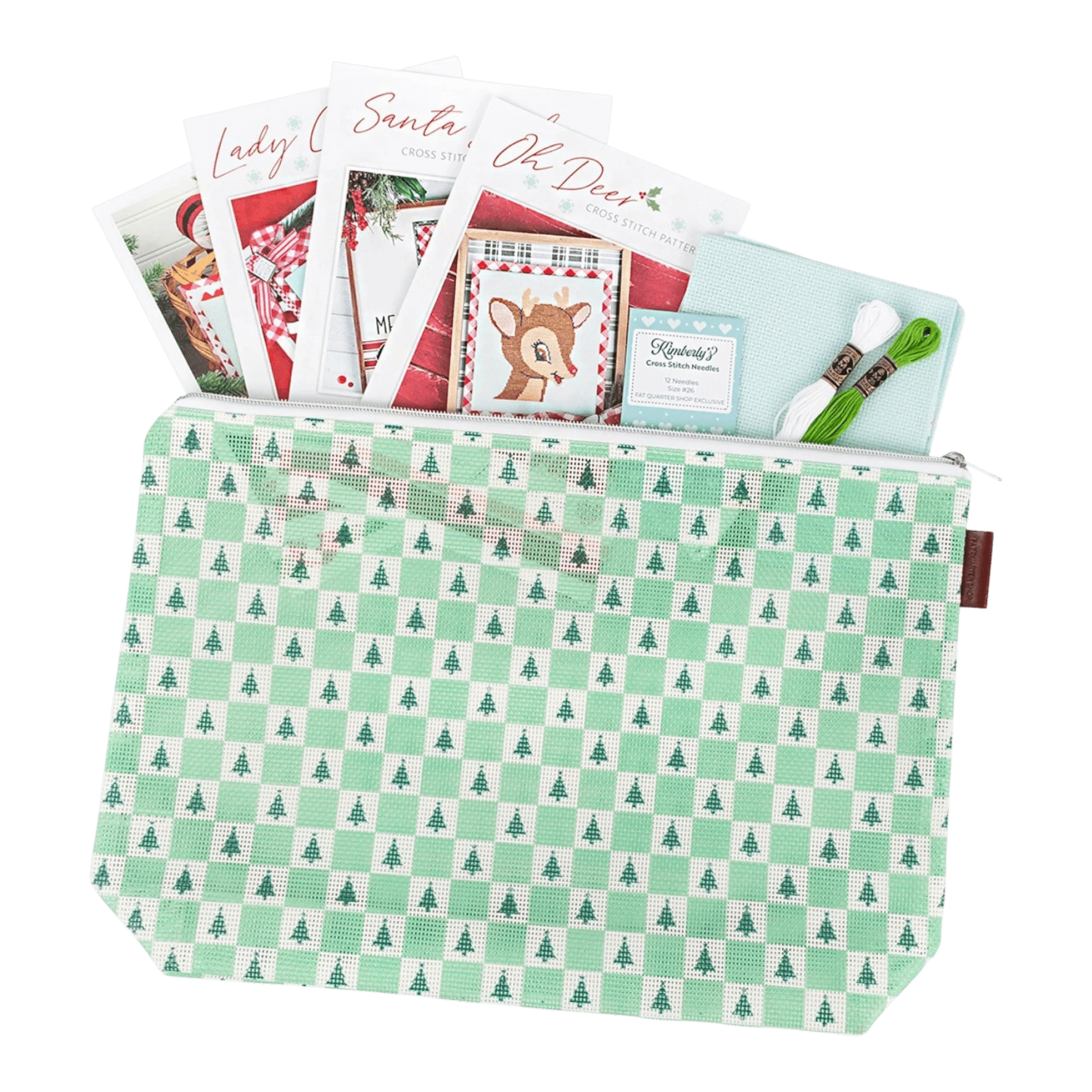 Evergreen Holiday Project Bag - Everything Fabric